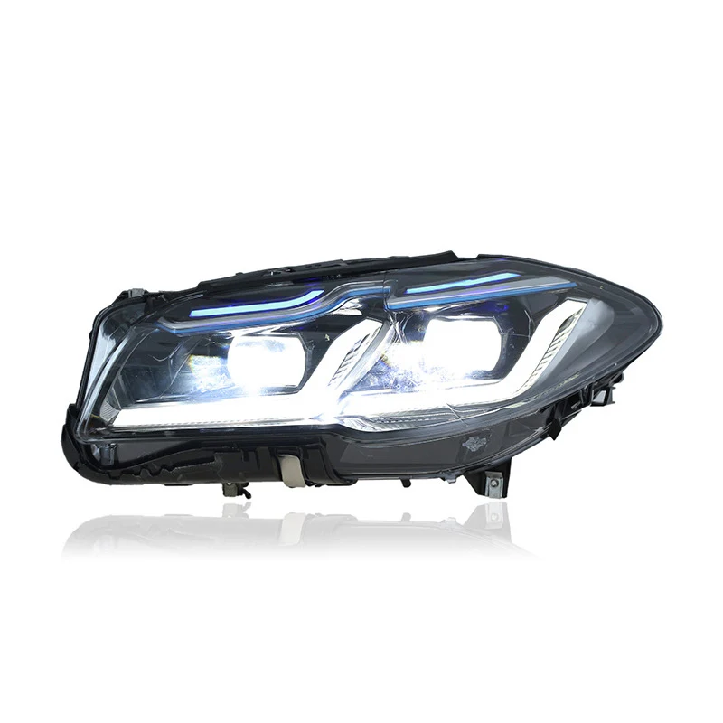 Car LED Head Lamp Assembly For BMW 5 Series F10 F18 2011-2017 LED Daytime Running Light Streamer Turn Signal Indicator Headlight