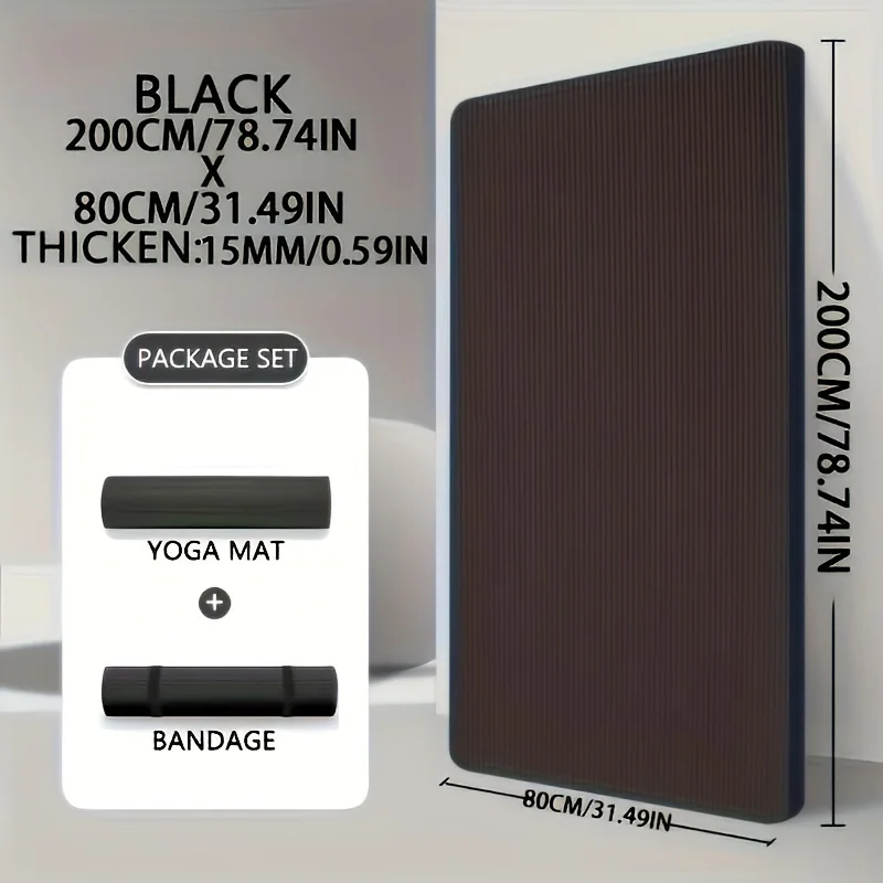 15/20mm Dikke NBR Yoga Mat Vochtbestendig Outdoor Antislip Duurzaam Camping Picknick Mat Oefening Gym Fitness Workout