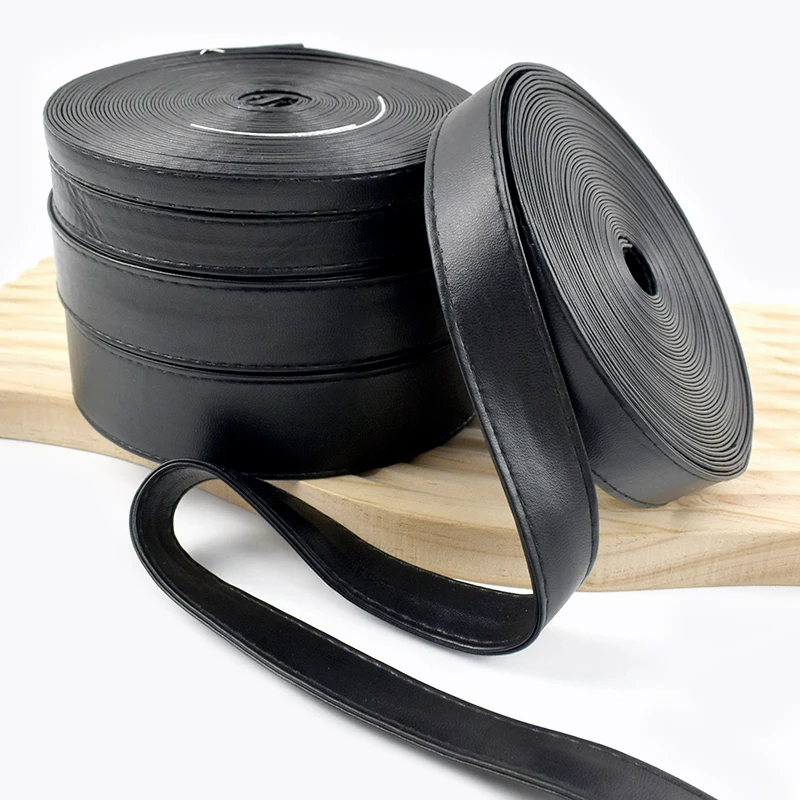 

5Meter Meetee 10-30mm PU Leather Cord Webbing Ribbon Band Bag Strap Necklace Bracelet Sewing Bias Binding Tape Garment Accessory