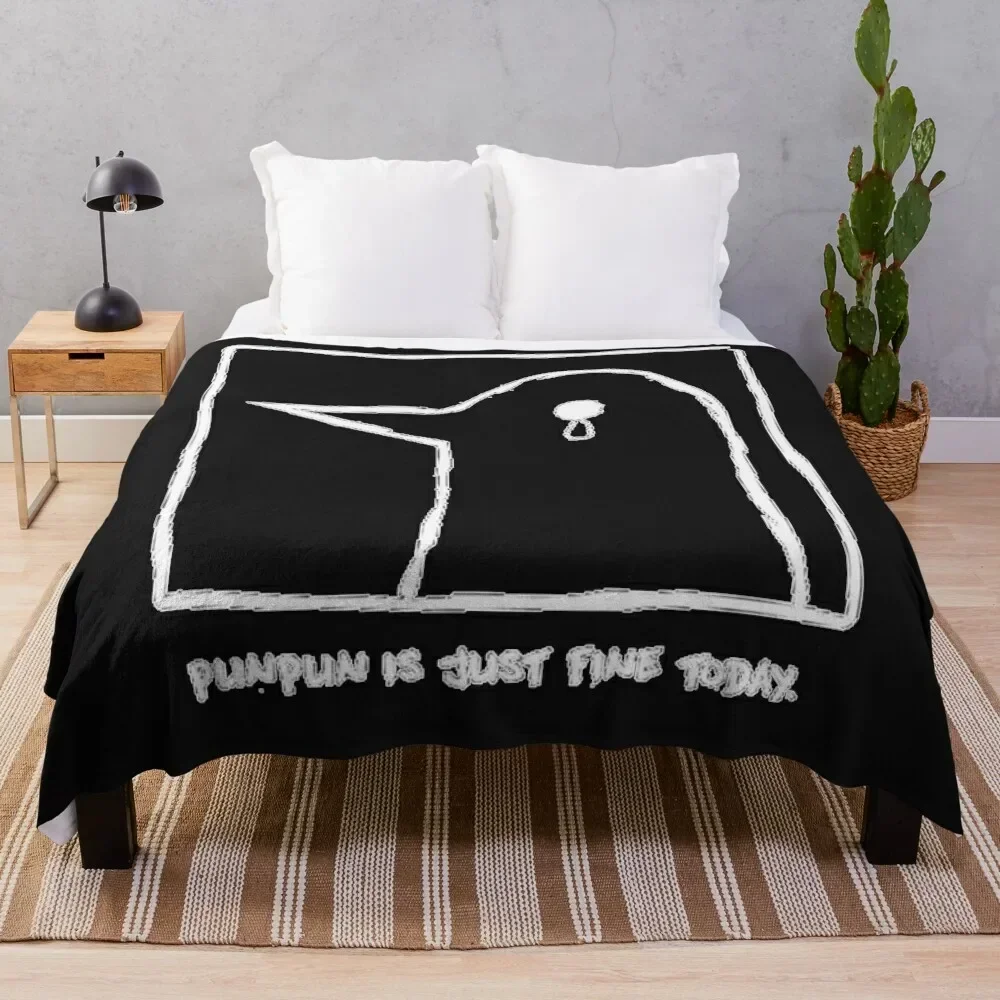 Oyasumi Punpun Throw Blanket Furry Camping manga Blankets