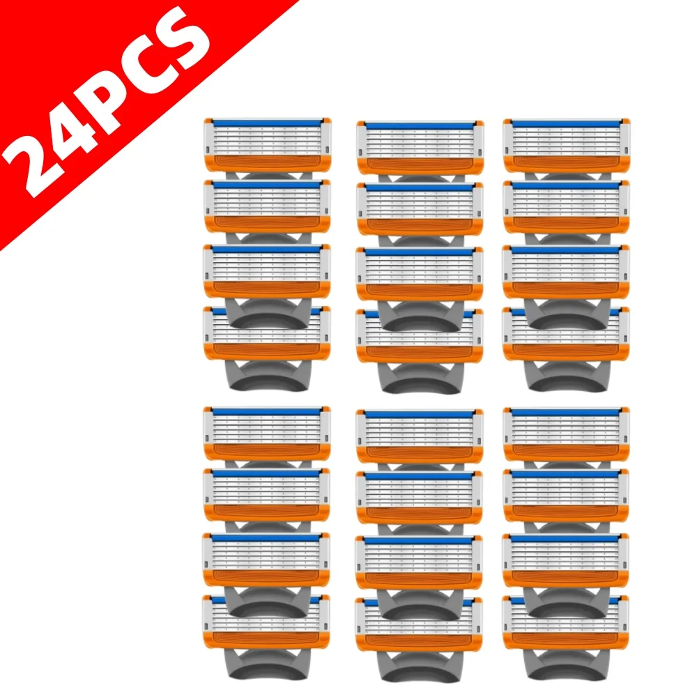 Высококачественная 5-слойная ручная бритва с 4 сменными лезвиями, фирменная универсальная ручка и головка