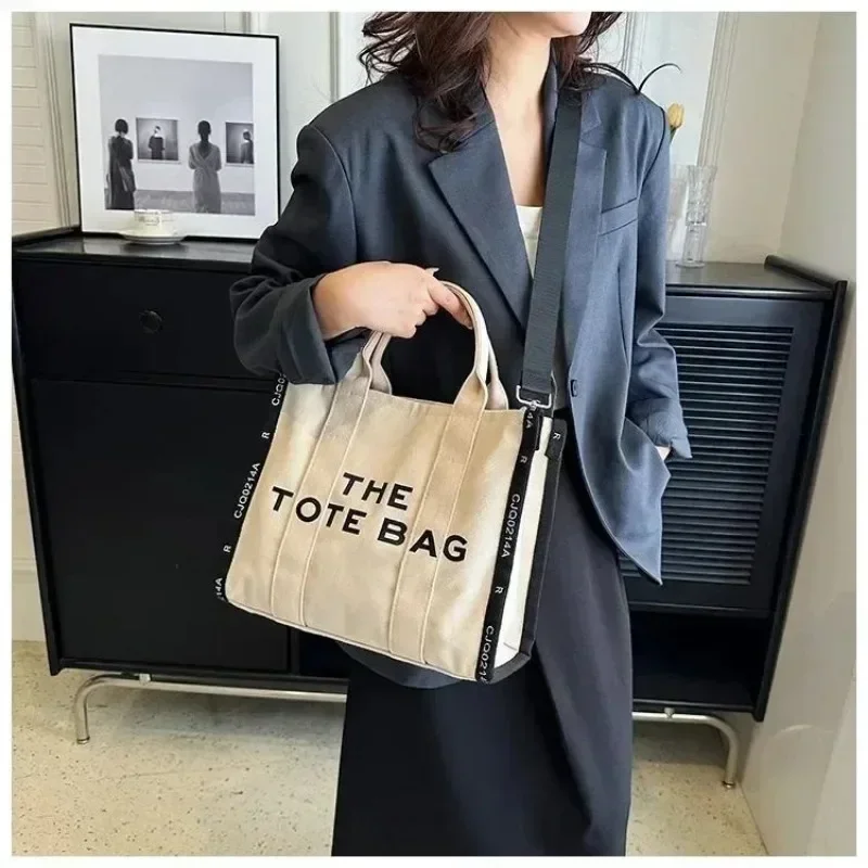 Women Bag 2024 Trend CANVAS Tote Handbag Luxury Brand Crossbody Bags Ladies High Quality Shoulder Bag Purses for Women