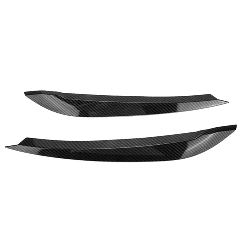 

A82E-1 пара передних фар, веки, отделка бровей, наклейка для VW Polo 2019-2022, литьевая лампа, полоски для бровей, крышка