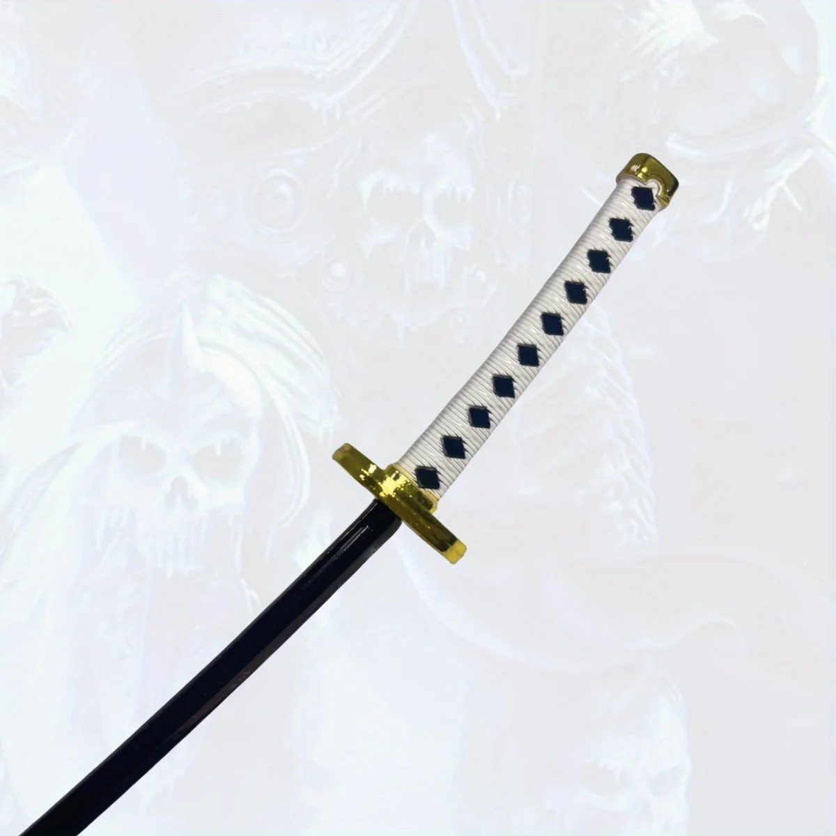8.6インチ ロロノア・ゾロ メタル刀 オリジナル侍刀 日本刀 サブレ ニンジャナイフ コスプレアクセサリー 小道具 おもちゃ