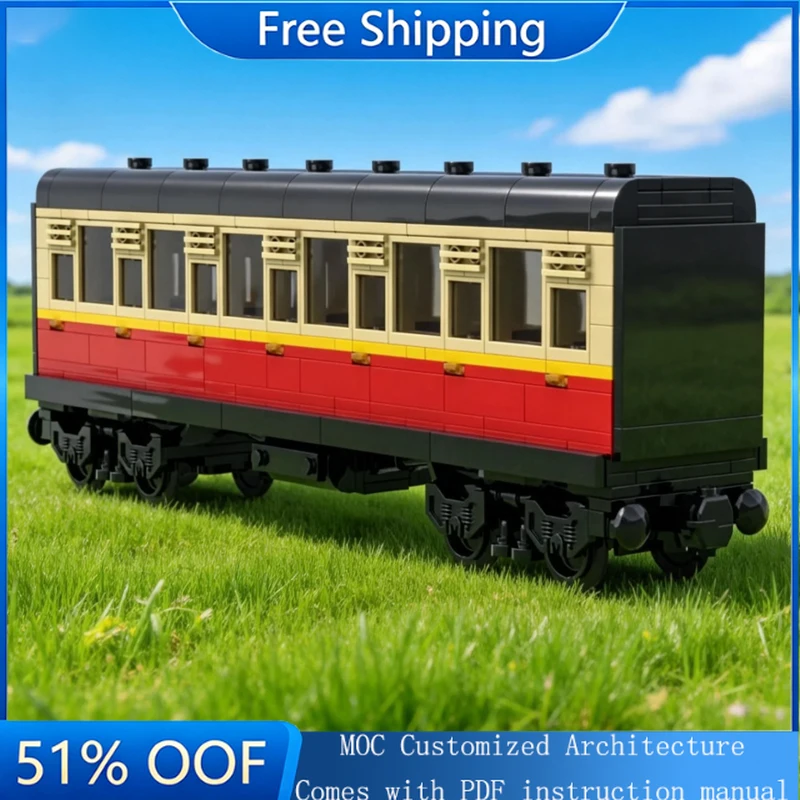 

Набор из 486 деталей: Модель пассажирского поезда на 6 вагонов, конструктор для детей, игрушка для девочек, подарок на день рождения, креативный набор для сборки и демонстрации