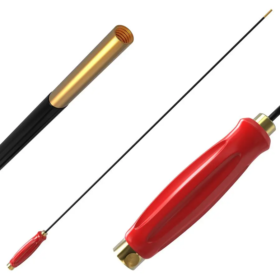 

Piece Carbon Fiber Cleaning Rod 36 Suitable for .22 to .50 Caliber Rifles and Shotgun with Rotating Handle and Hanging Hole Gun