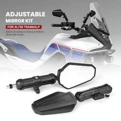 혼다 Transalp XL750 XL 750 Transalp 2023 2024 NEW Westwind 백미러 오토바이 액세서리 조정 가능한 사이드 미러