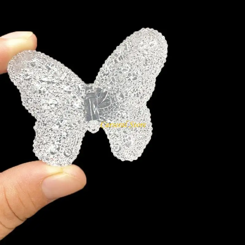 

M4YF Flexible Reusable Butterfly Silicone Mold Handmade Jewelry Tools For Kids And Crafters