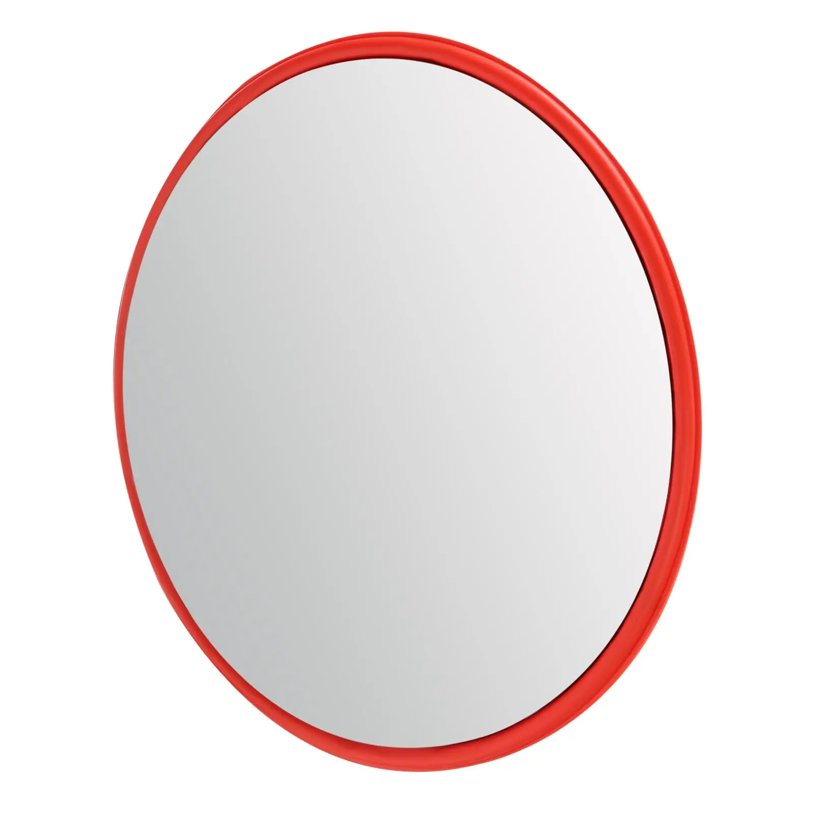 18 英寸 Convex Mirror Traffic Mirror, Circular Pole Mounted Security Mirror Driveway Mirror Safety Mirrors (Suggested for Indoor