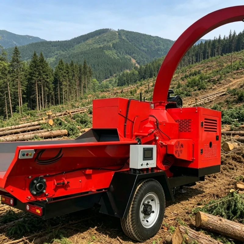 Remote Troubleshooting via Video Call Wood Shredder for International Customers Real-Time Support
