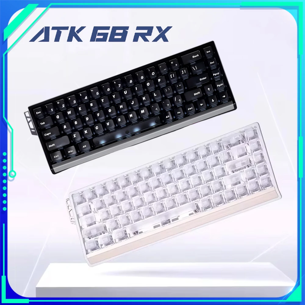 

ATK 68RX Magnetic Switch Mechanical Keyboard Wired 8K Polling Rate Hot Swap Ergonomics RT0.001mm Custom E-sports Gaming Keyboard