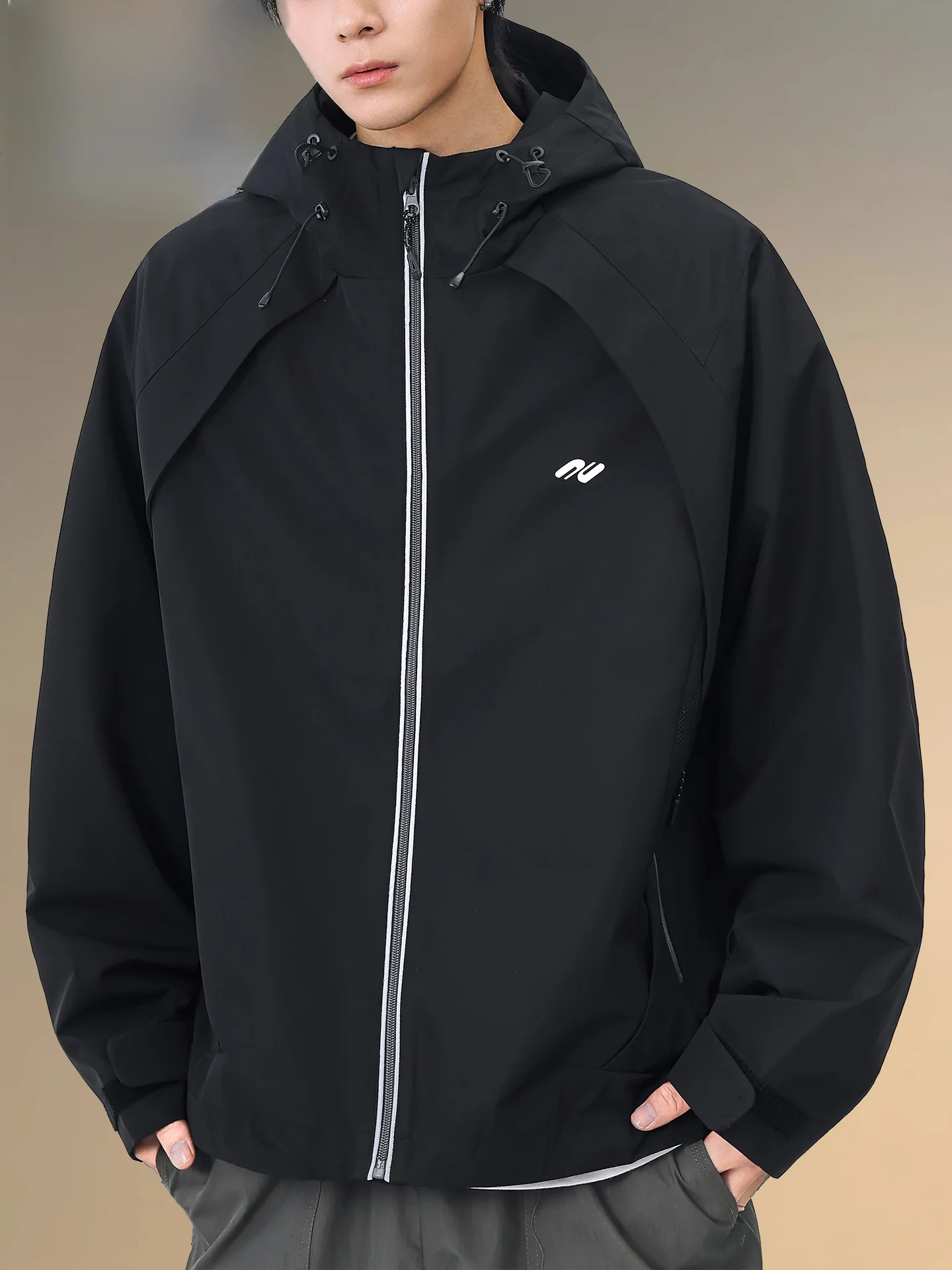 

Мужская куртка Pierre Cardin с капюшоном, простым цветным принтом, повседневная, свободного кроя, весна-осень, из полиэфирного волокна, с длинными рукавами