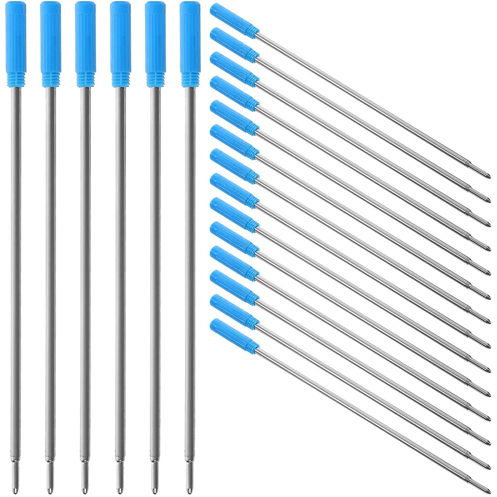 

25pcs Gel Pen Refills 1mm Metal Tip Black Ink Students Writing Pen Writing Refills Supplies Neutral