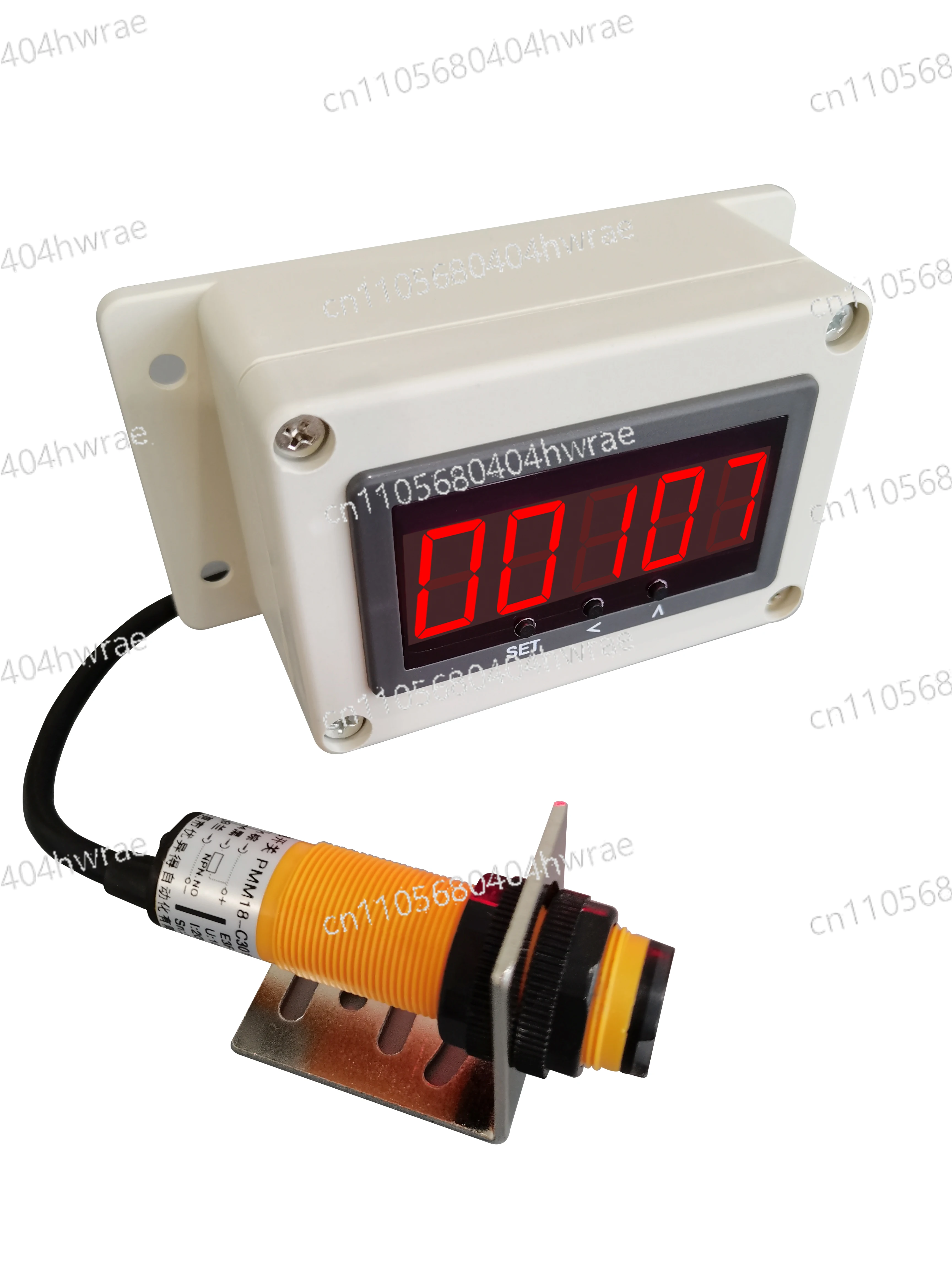 

Автоматический таймер для беговых тренировок и соревнований с цифровым дисплеем, электронный инфракрасный таймер с лазерным датчиком