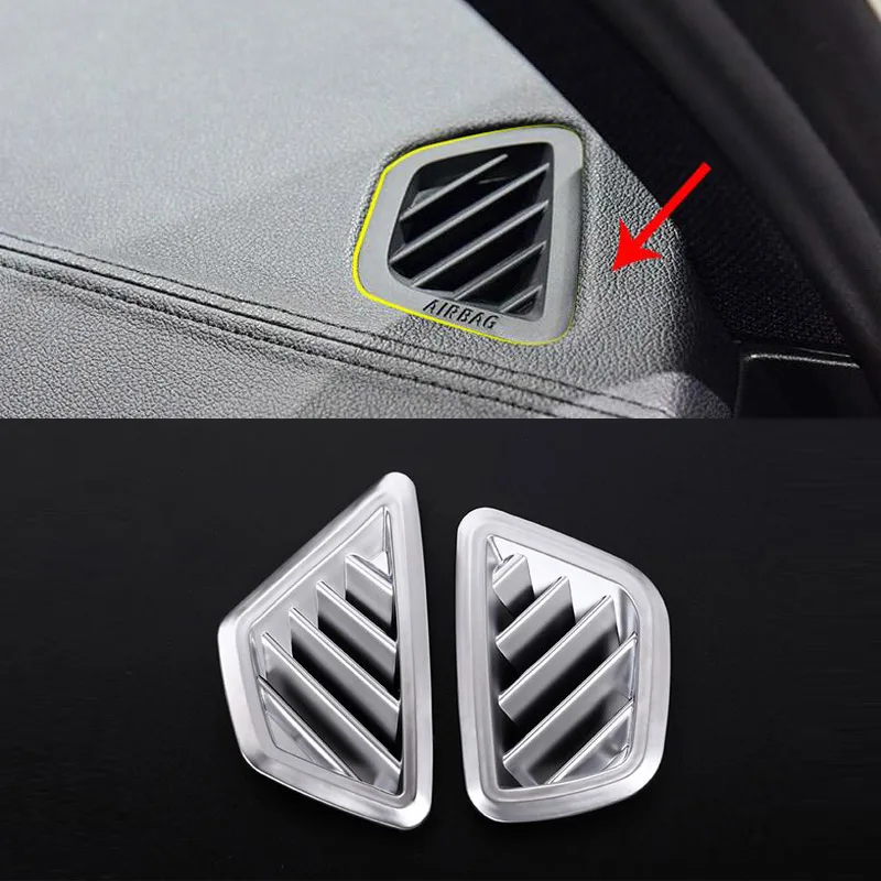 

Для BMW 5 серии G30 2018, автомобильный Стайлинг, АБС-пластик, хромированные внутренние молдинги, приборная панель, вентиляционное отверстие для кондиционера, накладка на рамку для LHD