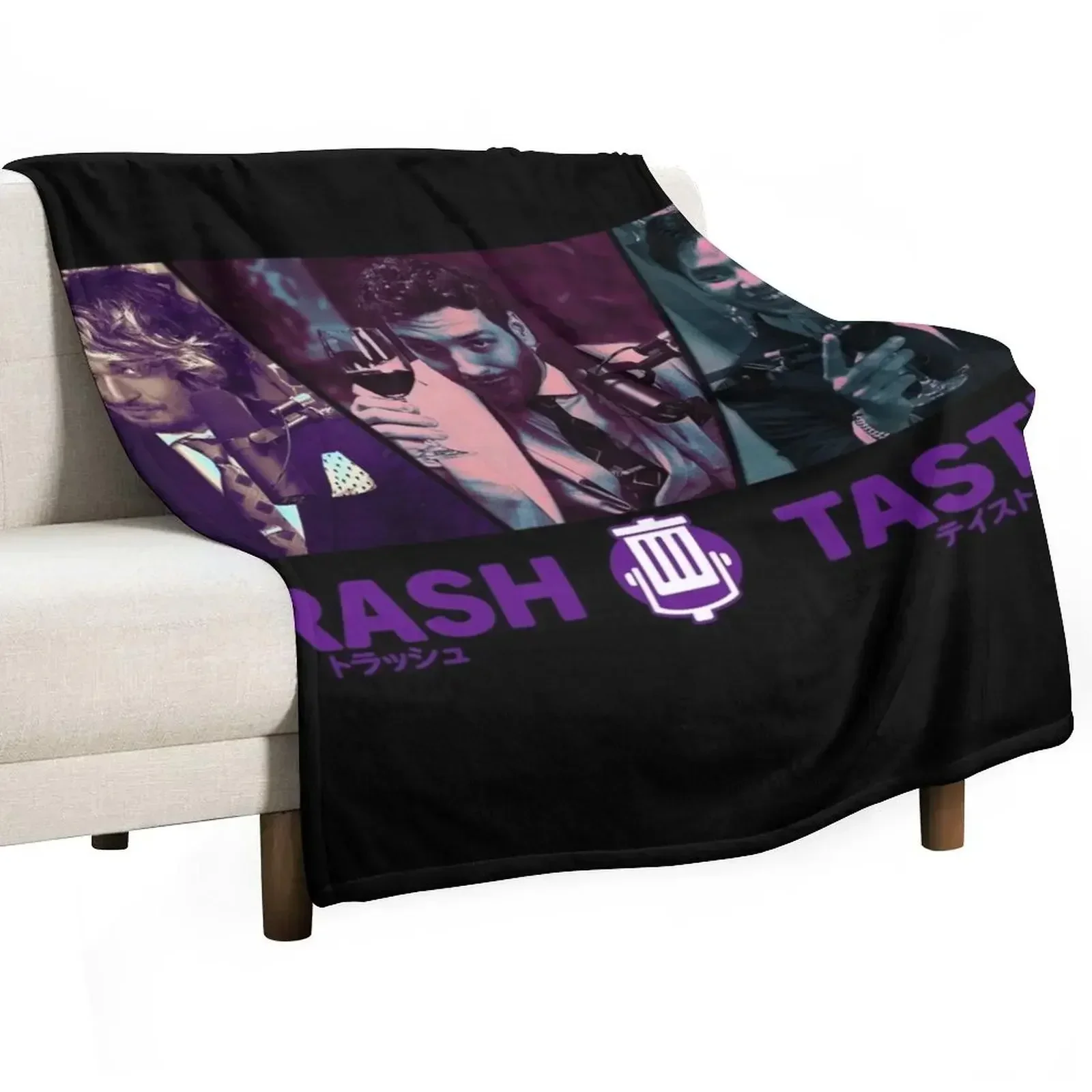 Trash Taste Trio (vino) Manta cálida y cómoda, regalo para padres y amigos