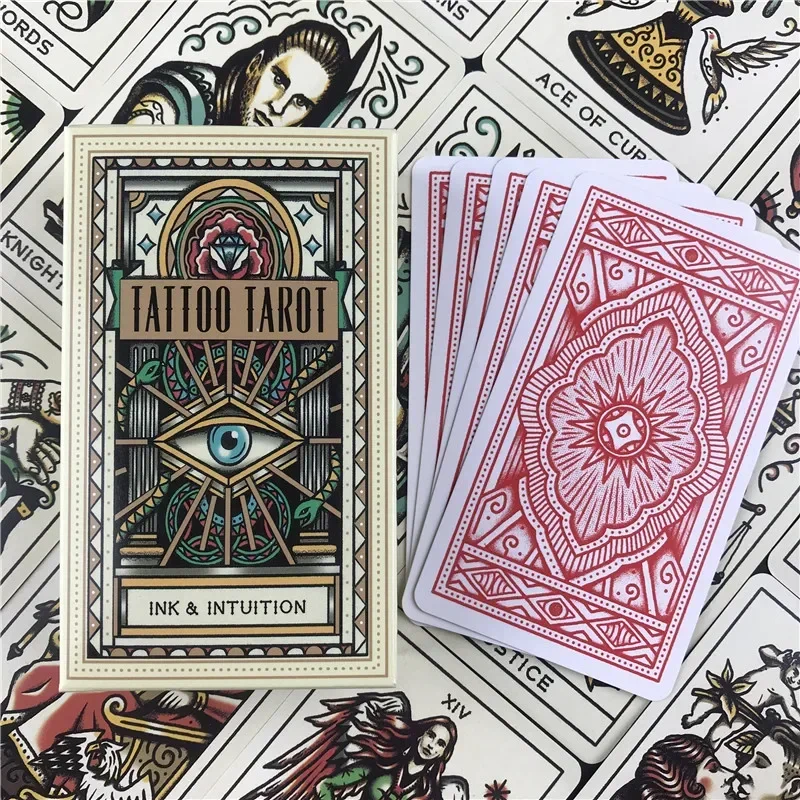 Tattoo Tarot: Ink & Intuition Cards Gaining A Fascinating Insight into What lies ahead and a fresh perspective Board Game