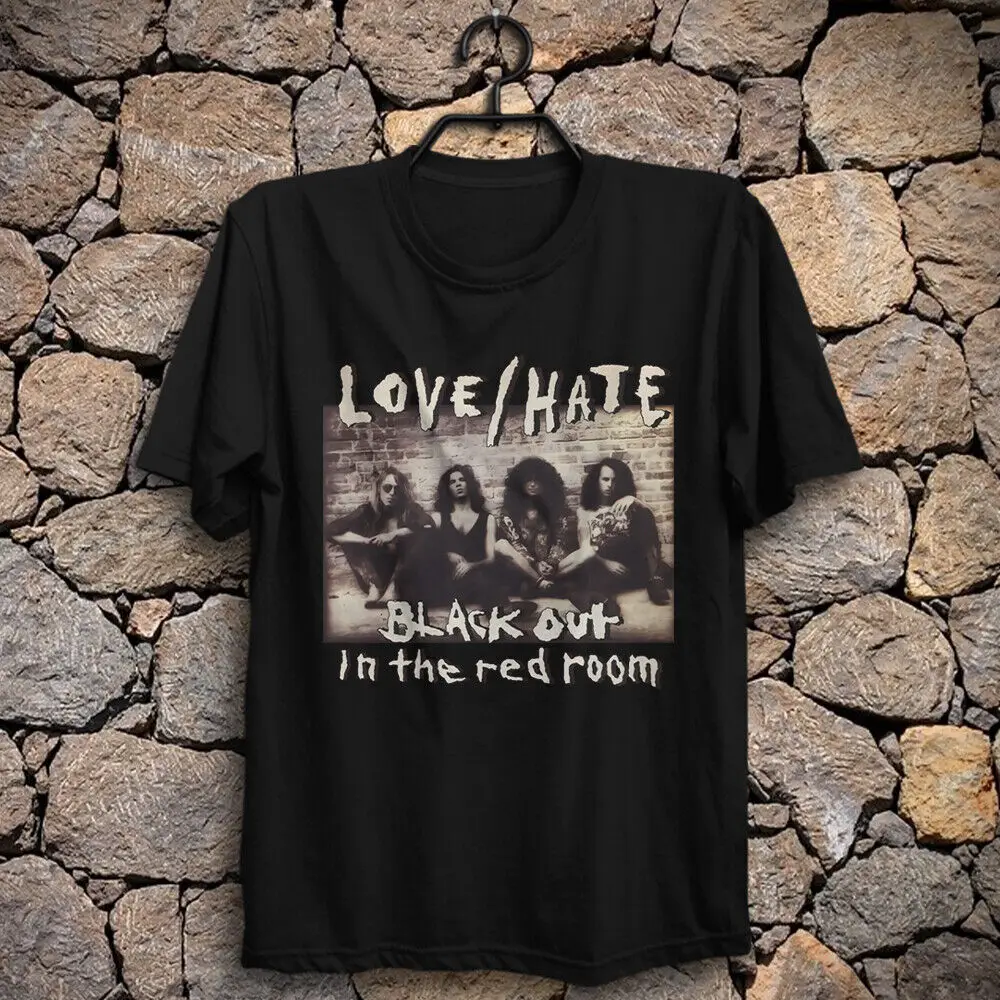 Vintage Love/Hate T-Shirt Blackout in the Red Room One More Round Jizzy Pearl