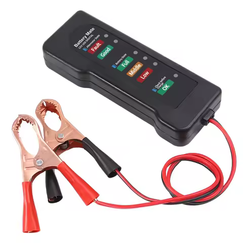 12V Car Battery Tester Automotive Alternator Checker Analyzer for Battery Charging System