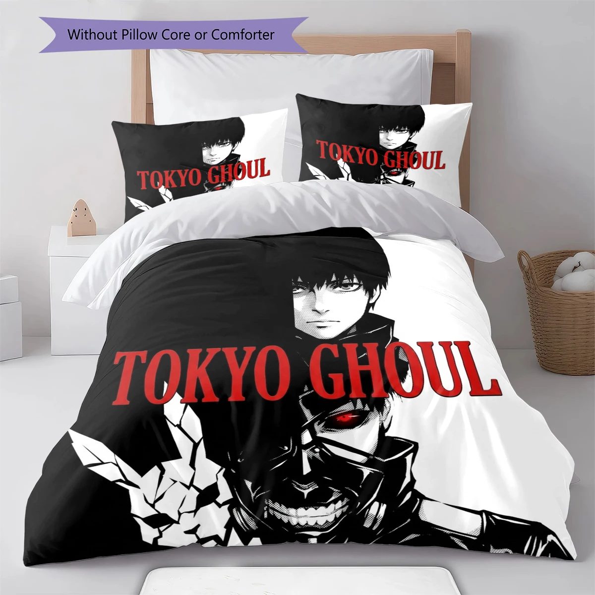 Tokyo Ghoul Comfortable Duvet Cover Soft, Kids Bedding Gift, Extra Large  Different Sizes -HE64
