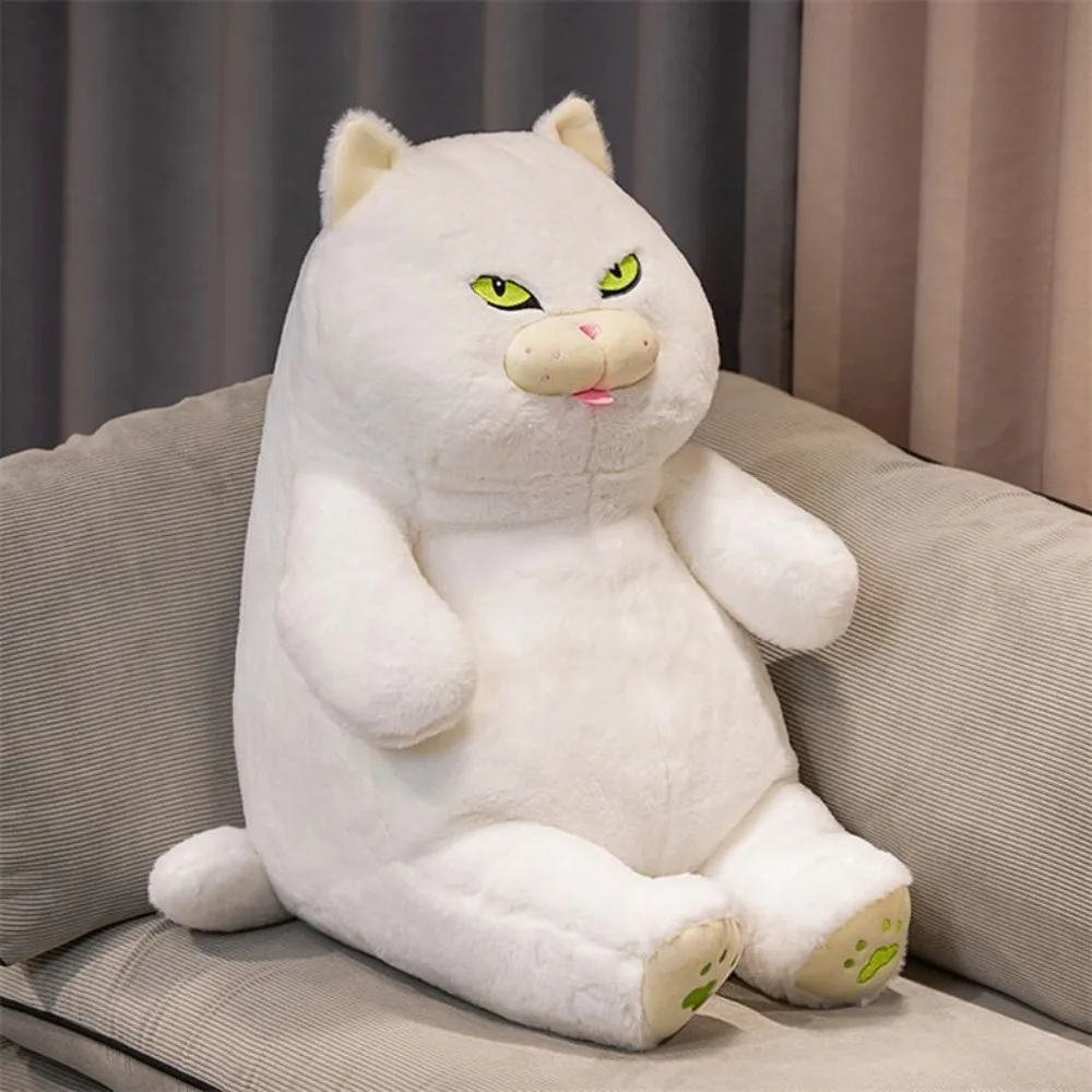 

Plush Pillow Fluffy British Shorthair Cat Plush Soft Cute Cat Plush Doll Cartoon Kawaii Cat Stuffed Toy Home Decor