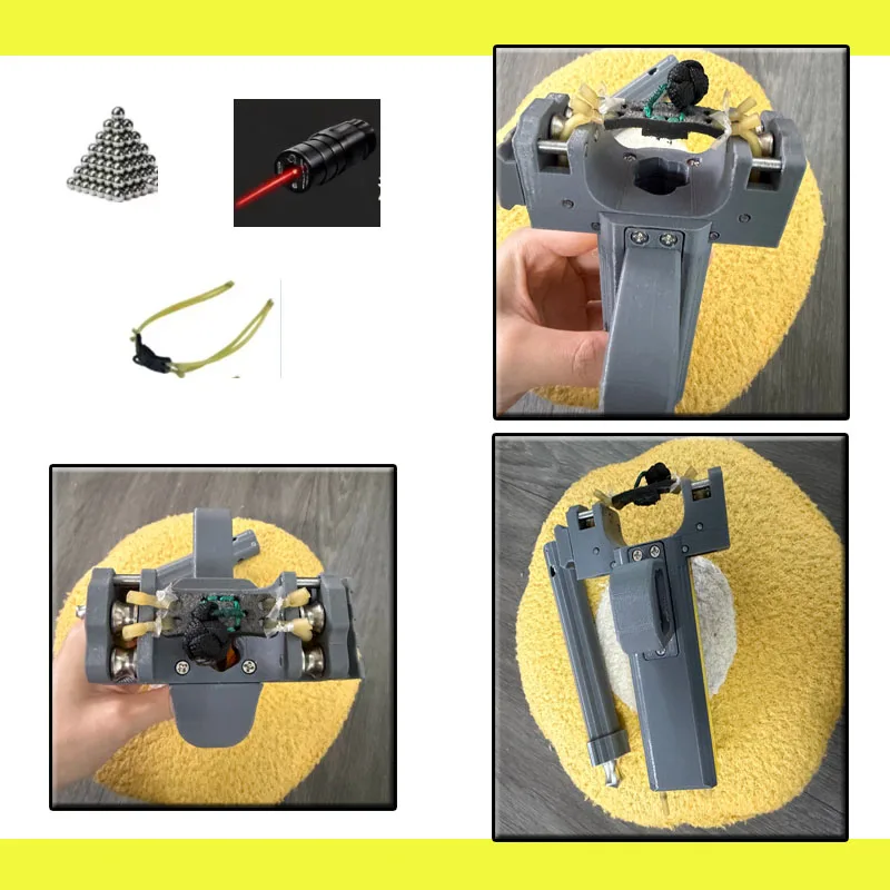 3D Printed Automatic Rapid Fire Shooting Tool for Outdoor Adult Practical Competition with High Power and Precision