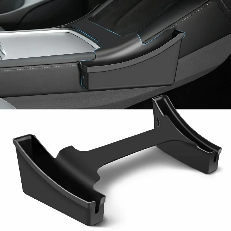 

For Tesla Model 3 Model Y 2021 2022 Center Console Storage Boxes on Both Sides Storage Saddle Box Car Interior Accessories