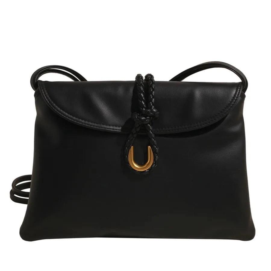 

New fashion shoulder female simple leisure senior sense of classic commuter bag large capacity texture crossbody female bags