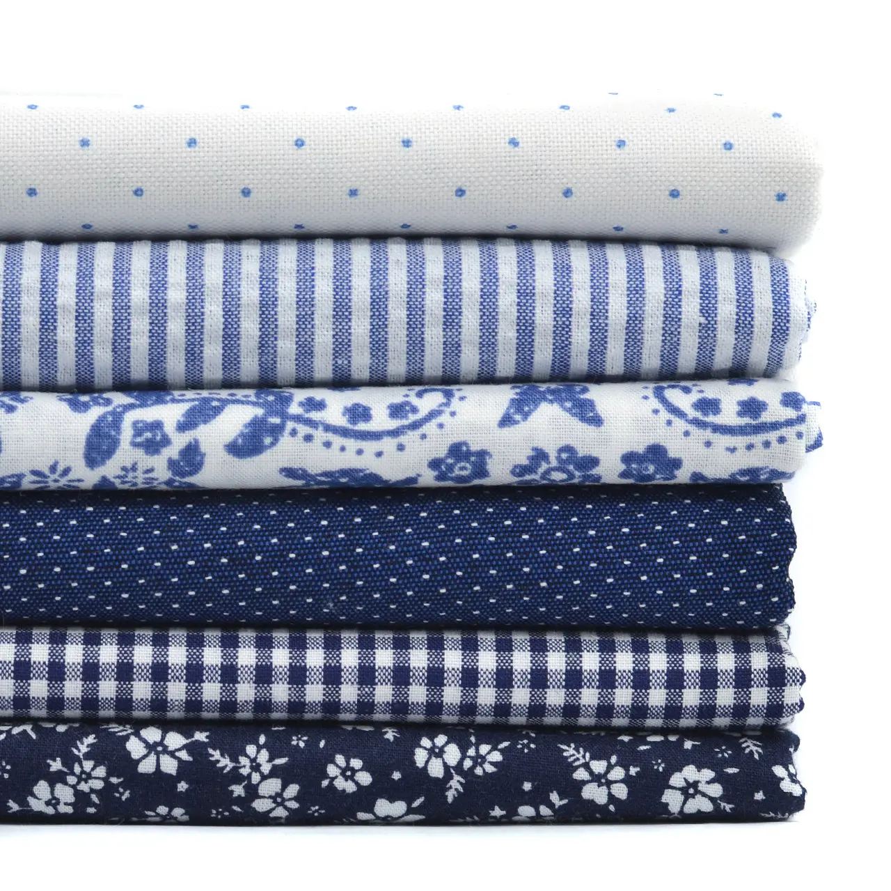 conjunto-de-tecido-floral-com-listras-azuis-e-brancas-tecido-para-camisa-1212cm-faca-voce-mesmo-material-para-roupas-infa