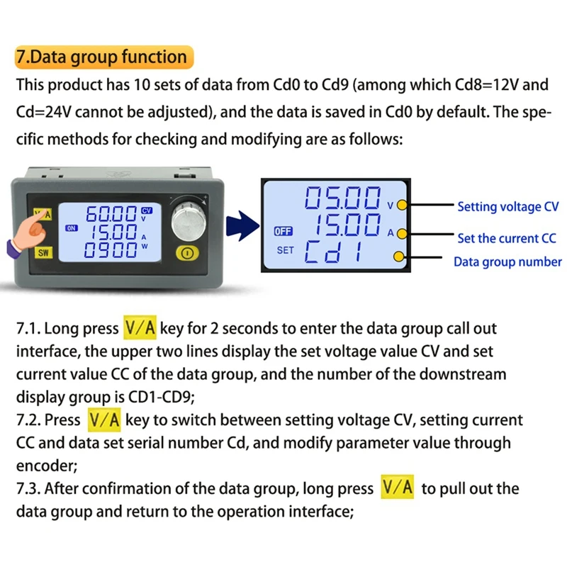 XY6015L Adjustable DC Stabilized Voltage Power Supply Constant Voltage And Constant Current 15A/900W Step-Down Module