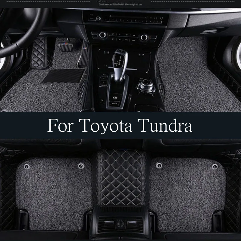 

Floor Mat for Toyota Tundra XK70 TRD Pro 2022~2024 Tray Foot TPE Waterproof Inner Liner Carpet Pad Custom Cover Rug trunk mat