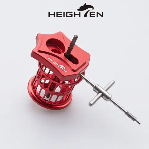 HEIGHTEN 릴 스풀 베어링 핀 리무버 키트 항공 알루미늄 미끼 릴 스풀 해체 도구