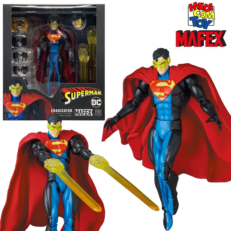 Medicom Toy Mafex 219 Eradicator Return of Superman DC 16Cm Anime Original Action Figure Model Toy Birthday Gift Collection