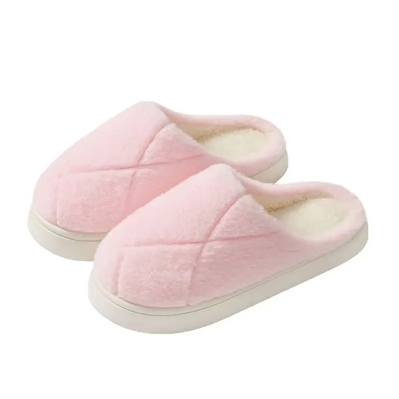 2025 Winter Plush Slippers - Cozy Non-Slip Indoor Warm House Shoes, Cute Lightweight Couple's Unisex Thick Sole Home Slippers image 6