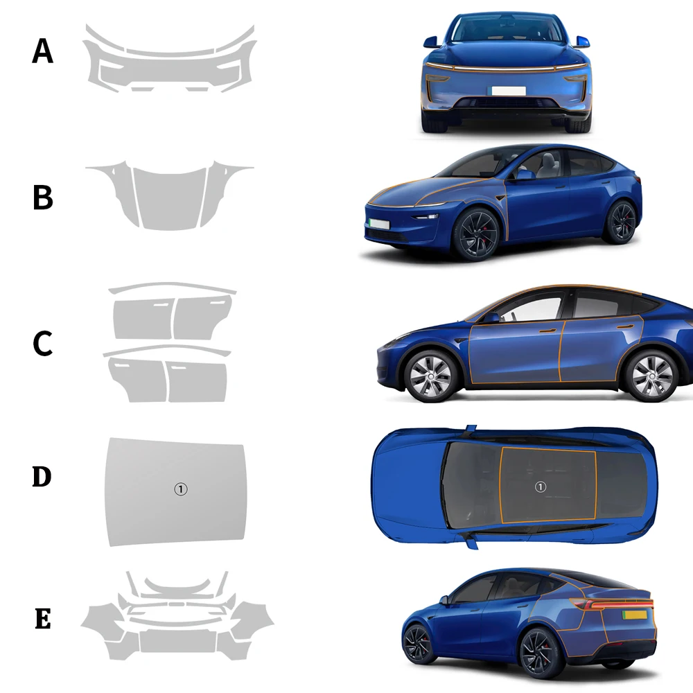 9mil for Tesla Model Y Juniper 2025 2026 Paint Protection Film