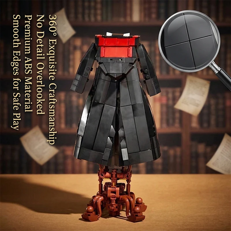 Magic Robe MOC Building Blocks Model Potter Medieval Magic School DIY Blocks Toys Holiday Gifts Adult Brick Decoration 661Pcs view 3
