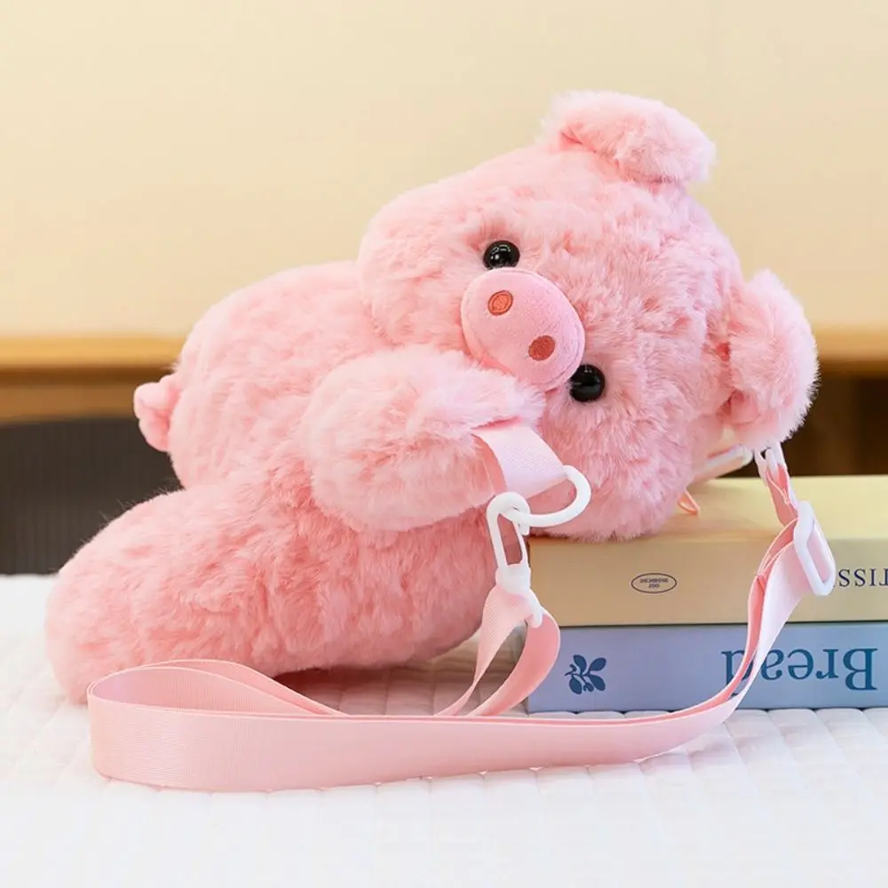 Plecak Pluszowy Żółw Zielony Zwierzęta Pluszowa Lalka Duża Pojemność Mała Lalka Prosiaczek Torba na Ramię 28cm Torba na Telefon