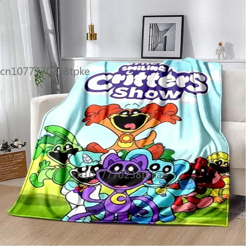 Graphics Baby Blanket Smiling Cretan Cartoon Soft Home Bed Sofa Picnic Travel Office Cover Decor Comfortable Throw Blankets Kids