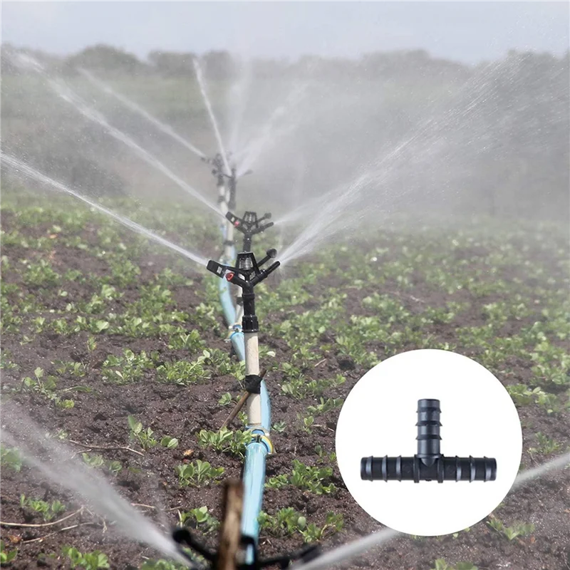 

WORTHOWN-200PCS Соединители для капельного орошения 16 мм Колючий соединитель Тройники Соединители для орошения для капельных трубок Waterting