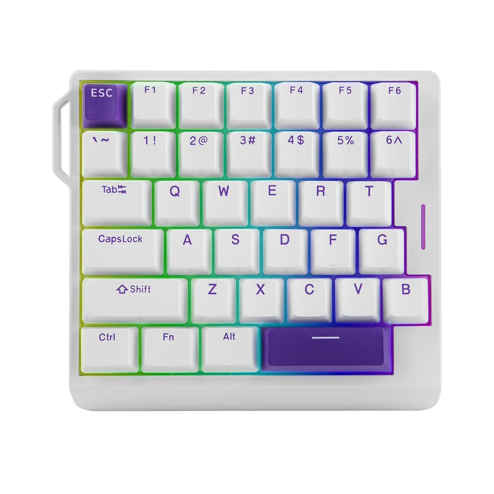 EPOMAKER HE30 30% Single-Handed Hall Effect Wired Gaming Custom Keyboard RGB Backlit & 8K Polling Rate for PC/Gamer 