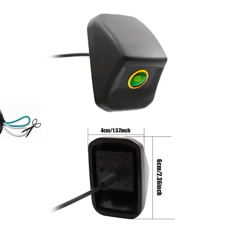 4x4 Pickup Truck Backup Camera with Fisheye Lens & Adjustable Guidelines - for Toyota Hilux, for GMC, for Ford F150 Pickup etc