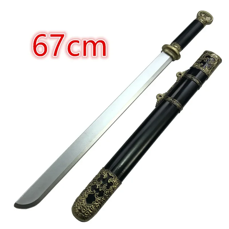 Chinese Cosplay Ancient Tang dynasty sword Weapon  Three Kingdoms Role Playing Model Boys Toys 1:1 Prop Knife Kids Gift