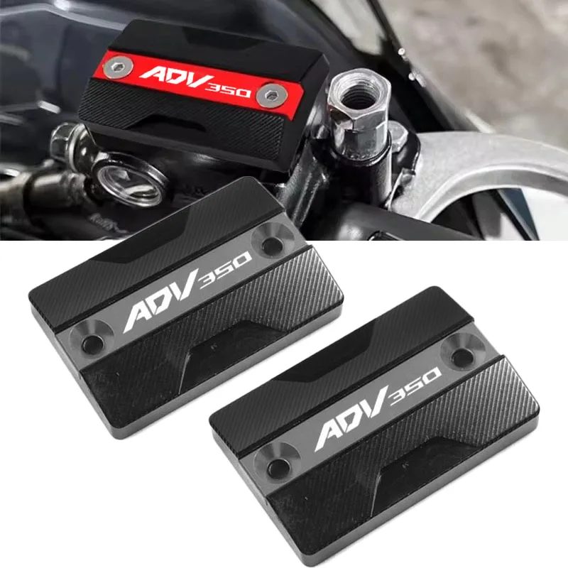 

Motorcycle Accessories CNC Front Brake Fluid Reservoir Cover Oil Tank Cap For ADV350 ADV 350 2025