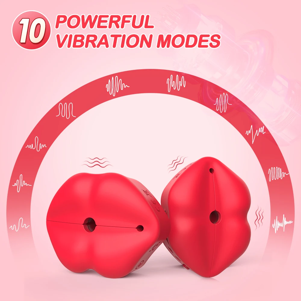 Double vibromasseur sans fil pour femme, pinces à 10 modes, jouets sexuels pour adultes, télécommande, réglable, UNIS isseur de seins, massage