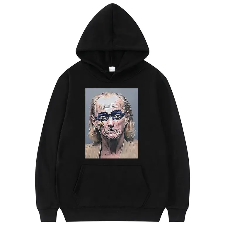 Rapper Playboi Carti Narcissist Mugshot Hoodie Men Women Oversized Funny Rap Meme Opium Whole Lotta Red Die Lit WLR Sweatshirt