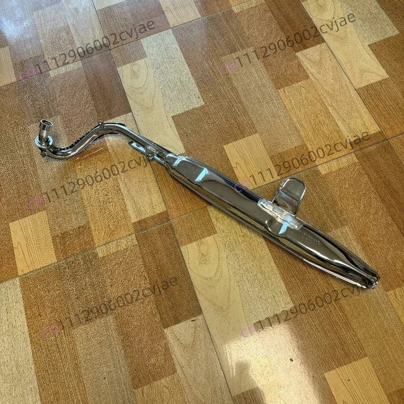 Motorcycle original exhaust pipe is suitable for DAX70 muffler JC70 CUB modified exhaust pipe, electroplating