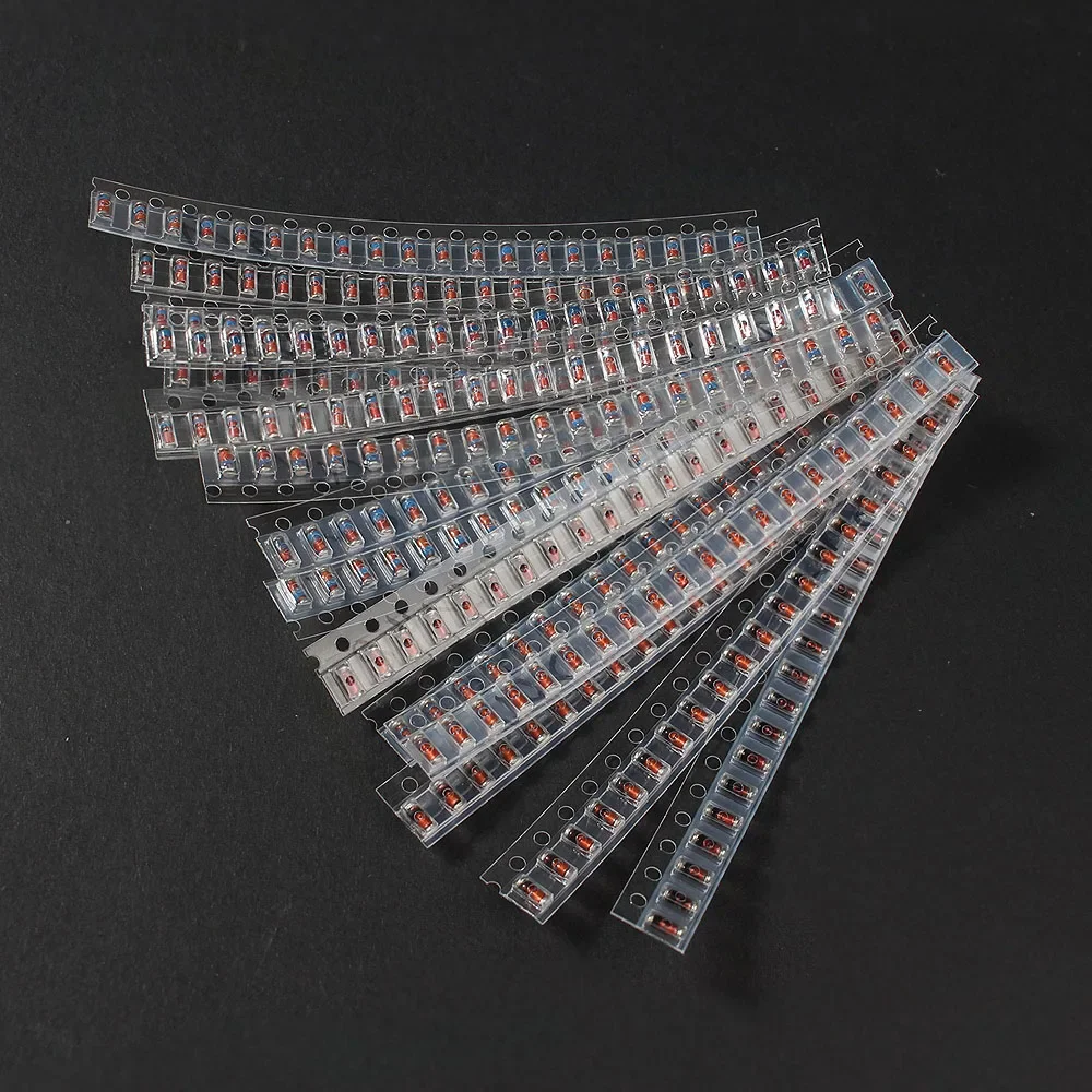 300PCS SMD LL34 Zener Diode Kit 0.5W 2V~39V/3V-24V Diode Combination Set 30 Values 15 Values DIY Electronic 3.3V 3.6V 3.9V 4.3V