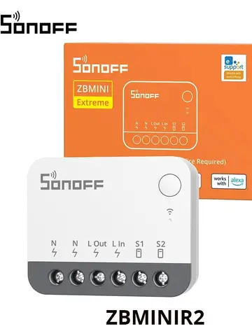 SONOFF ZBMINIR2 Extreme Zigbee Smart Switch Detach Relay External Switch Remote Control via eWeLink Compatible With Zigbee Hub