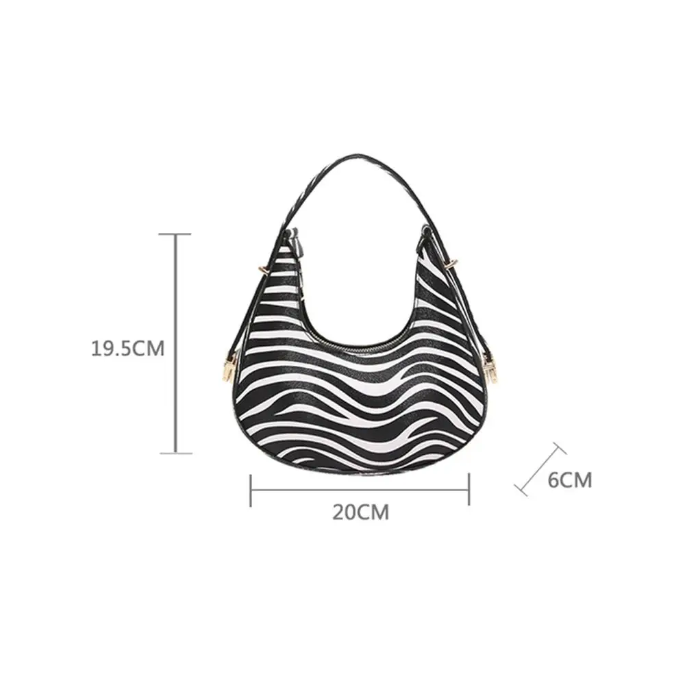 Women Fashion Soft PU Leather Shoulder Bag Female Large Capacity Handbags Portable Casual Commuting Bag Underarm Bags