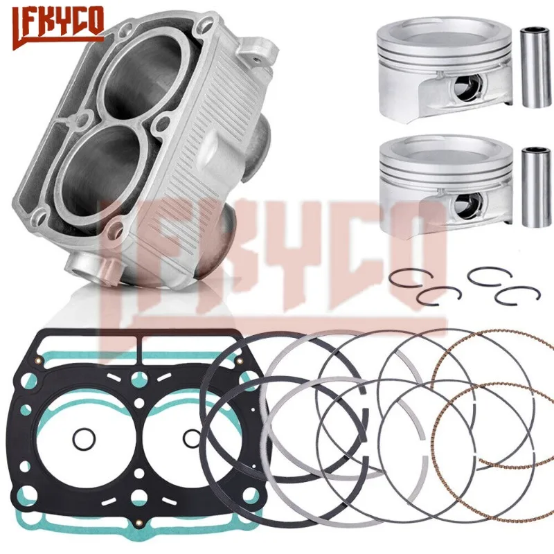 80mm Bore Motorcycle Cylinder 800CC Piston Gasket Kit for Polaris Sportsman Ranger RZR800 RZR 4 800 RZR S 800 Motor Engine Parts